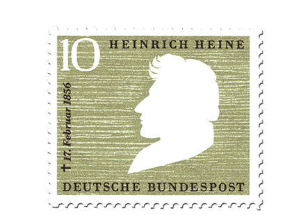 Briefmarke 100. Todestag von Heinrich Heine, Michel-Nr. 229, postfrisch