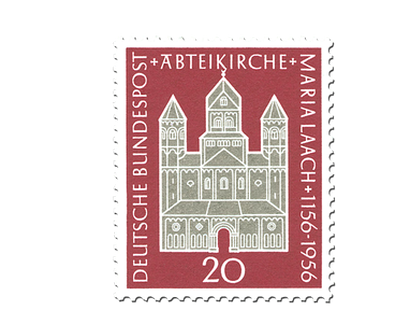 Briefmarke 800 Jahre Abteikirche Maria Laach