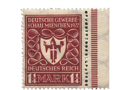 Briefmarke zur Gewerbeschau