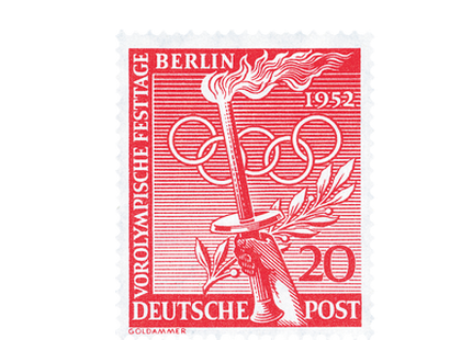Briefmarkensatz Vorolympische Festtage