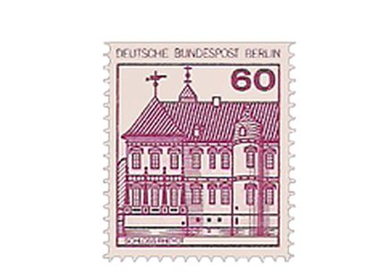 Briefmarkenserie Burgen und Schlösser "Schloss Rheydt"