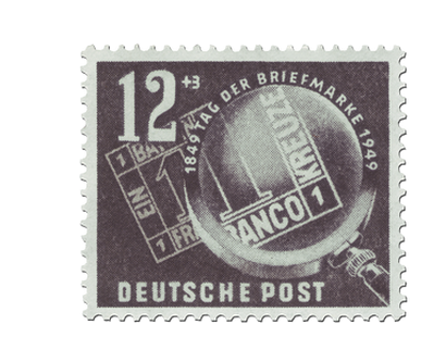 Briefmarke zum Tag der Briefmarke 1949