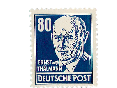 Briefmarke Portrait Ernst Thälmann