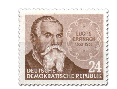 Briefmarke 400. Todestag von Lucas Cranach dem Älteren
