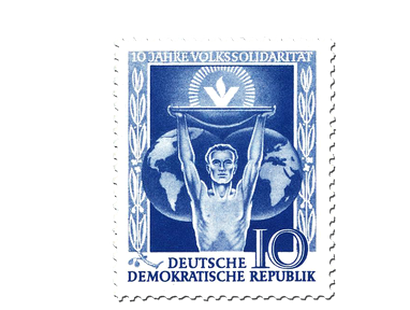 Briefmarke 10 Jahre Volkssolidarität