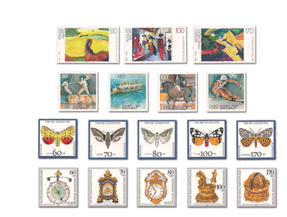 Briefmarken Deutschland Jahrgang 1992