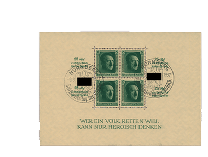 Briefmarkenblock 9 "Kulturförderung"