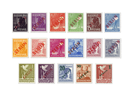 Briefmarken-Jahrgangssatz Berlin 1949