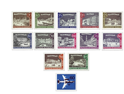 Briefmarken-Jahrgangssatz Berlin 1962