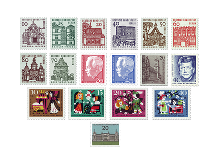 Briefmarken-Jahrgangssatz Berlin 1964