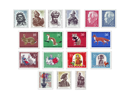 Briefmarken-Jahrgangssatz Berlin 1967