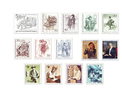Briefmarken-Jahrgangssatz Berlin 1969