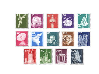 Briefmarken-Jahrgangssatz Berlin 1975