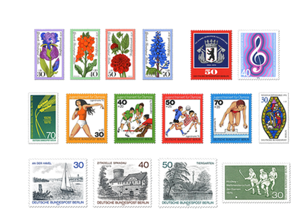 Briefmarken-Jahrgangssatz Berlin 1976