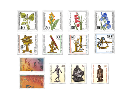 Briefmarken-Jahrgangssatz Berlin 1981, postfrisch