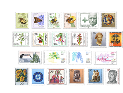 Briefmarken-Jahrgangssatz Berlin 1984, postfrisch