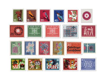 Briefmarken Deutschland Jahrgang 1963