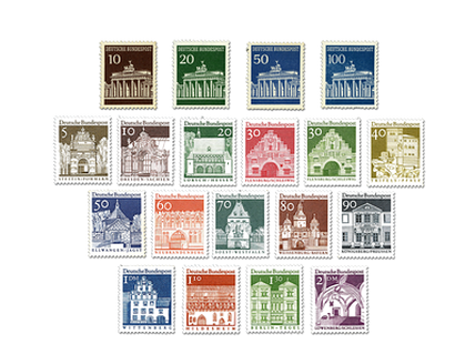 Briefmarken Deutschland Jahrgang 1966