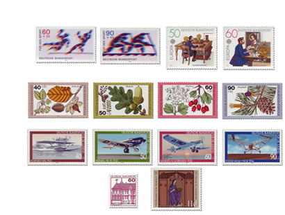 Briefmarken Deutschland Jahrgang 1979
