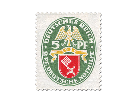 Briefmarkensatz "Deutsche Nothilfe: Wappen" 1929