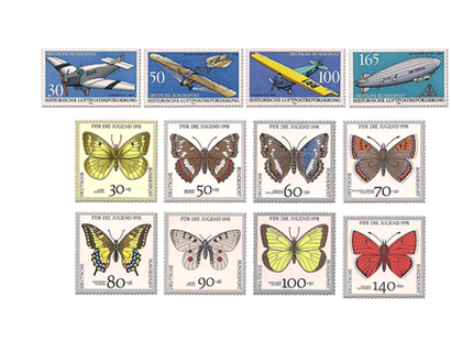 Briefmarken Deutschland Jahrgang 1991