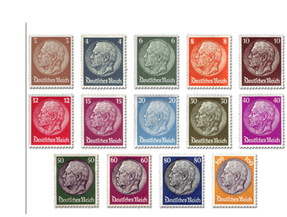 Briefmarken Deutsches Reich - Hindenburg-Medaillon