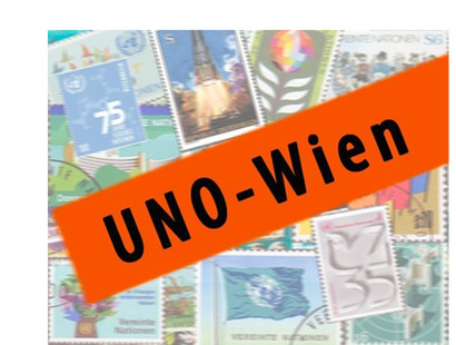 Die offiziellen Briefmarken <br>Neuheiten der UNO-Wien