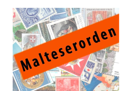 Die offiziellen Briefmarken <br>Neuheiten Malteserorden