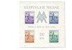 Briefmarkenblock West-Sachsen - Leipziger Messe, Michel-Nr.: Block 5X, postfrisch