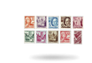 Briefmarken Württemberg-Hohenzollern - Persönlichkeiten und Ansichten, Michel-Nr.: 28-37, postfrisch