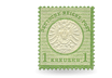 Briefmarke Kaiserreich - Dauerserie "Große Brustschilde" 1 Kreuzer, Michel-Nr.: 23a, postfrisch