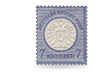 Briefmarke Kaiserreich - Dauerserie "Große Brustschilde" 7 Kreuzer, Michel-Nr.: 26, postfrisch