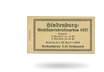 Briefmarkenheft mit Nothilfe-Briefmarken "80. Geburtstag Paul von Hindenburg"
