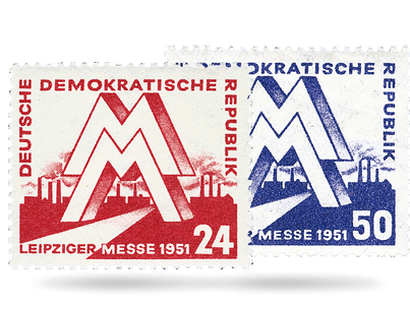 Briefmarkensatz Leipziger Messe