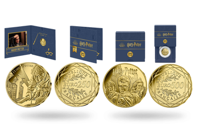 Monnaies officielles en or pur «Harry Potter» 2021