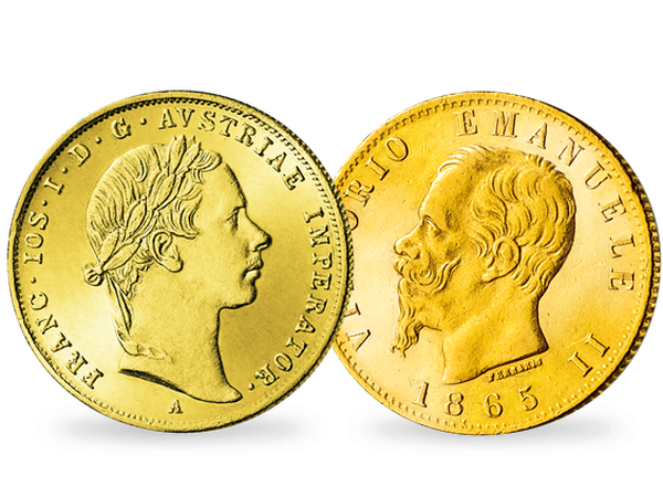 Goldmünzen-Set ''250 Jahre Seeschlacht von Lissa''