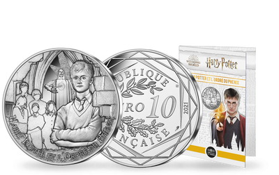 Monnaie officielle de 10 Euros en argent «Harry Potter et l'ordre du Phénix 11/18» 2021