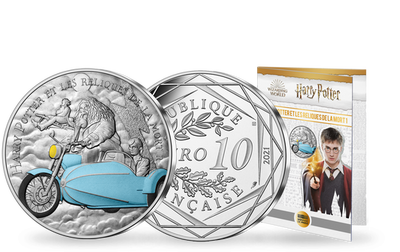 Monnaie officielle de 10 Euros en argent « Harry Potter et les reliques de la mort I 14/18 » 2021