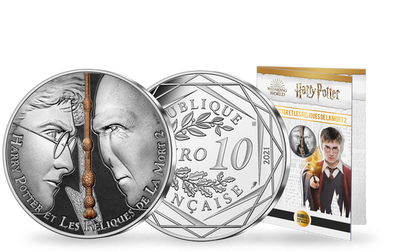 Monnaie officielle de 10 Euros en argent « Harry Potter et les reliques de la mort II 16/18 » 2021