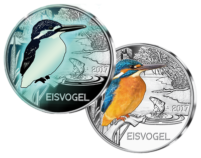3-Euro-Tier-Taler ''Eisvogel'' 2017