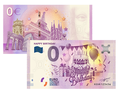 0-Euro-Schein ''Happy Birthday''