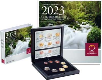 Österreichs Kleinmünzensatz 2023