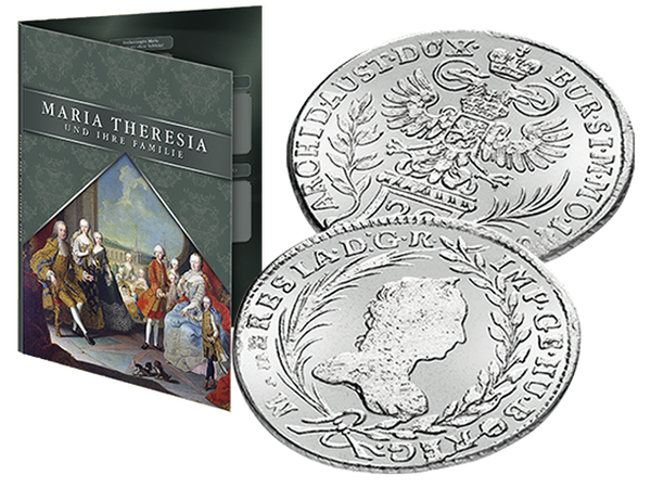 20 Kreuzer Silbermünze von Erzherzogin Maria Theresia