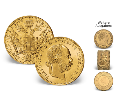 Die Historische Gold-Reserve - Ihr Start: 1 Dukat Kaiser Franz Joseph I. 1915