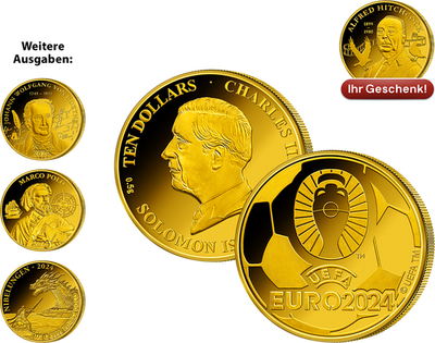 Die Premium-Goldmünzen der Gold-Jahresedition 2024