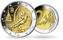 La monnaie de 2 Euros «XXèmes Jeux olympiques d’hiver - Turin 2006» Italie 2006