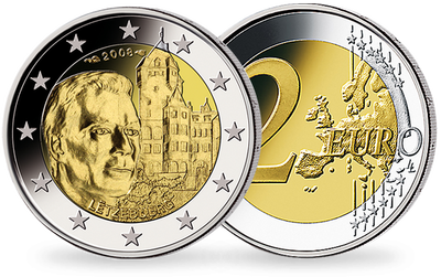 2 euros commémorative « Luxembourg 2008 »