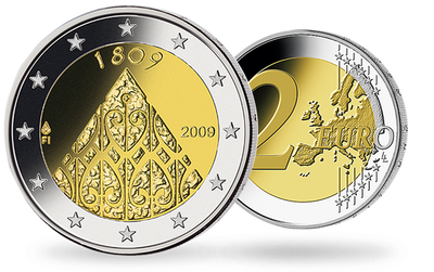 Monnaie de 2 Euros «200e anniversaire de l’autonomie de la Finlande et de la Diète de Porvoo» Finlande 2009 