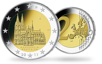 Monnaie de 2 Euros «Cathédrale de Cologne» Allemagne 2011  