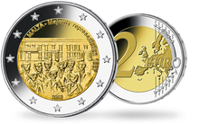 La monnaie de 2 Euros «Représentation majoritaire 1887» Malte 2012